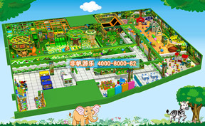 兒童淘氣堡森林動物風格[900平方]